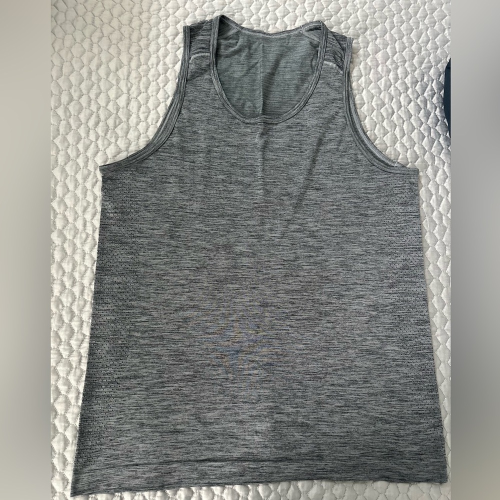 Gray Lululemon Sleeveless Tank Top